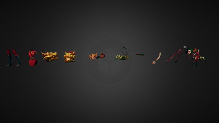Firecracker Jinx 3D Model