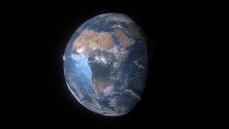 Planet Earth (Alt-Drag to change Lighting) 3D Model