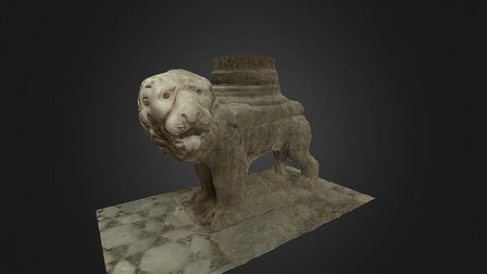Leone stiloforo 3D Model