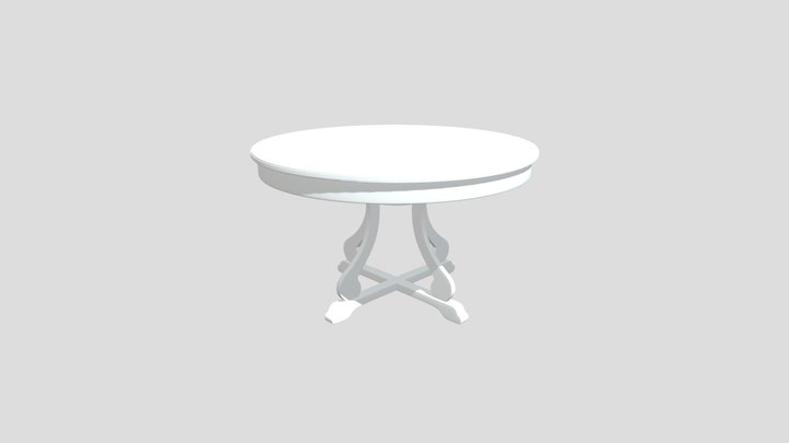 Classic Table_01 3D Model