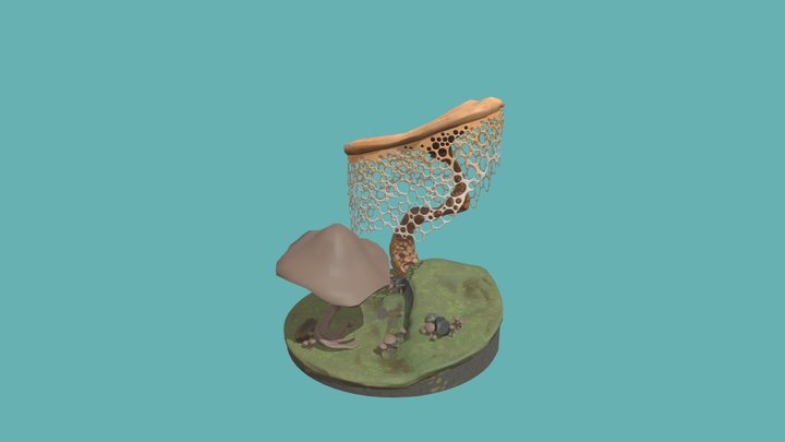 Diorama Woche 2 3D Model