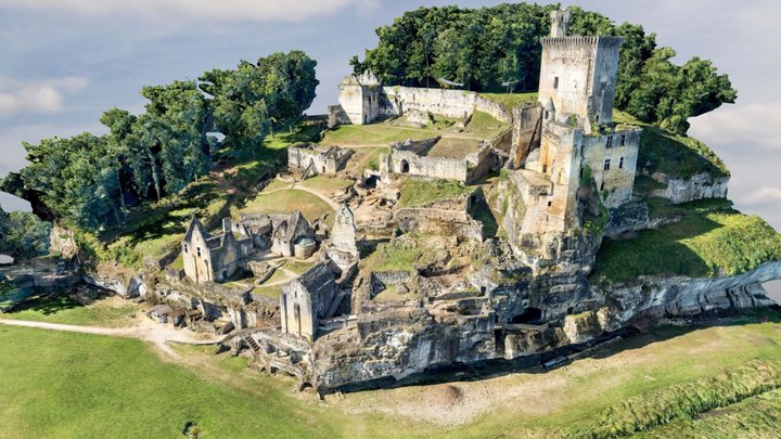 Site de Commarque  (with guided tour) 3D Model