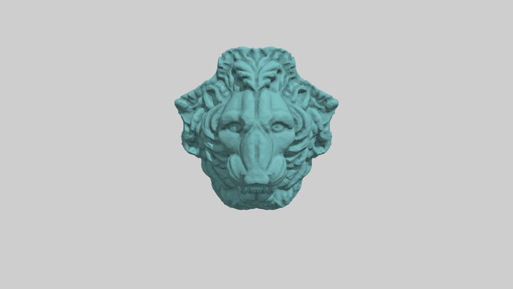 Lion museum lugdunum 3D Model