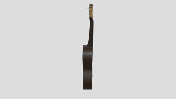 highly dedicated guitar model 3D Model