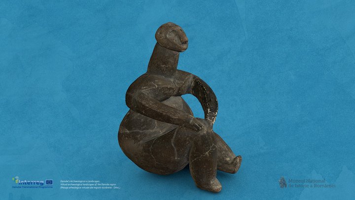 Figurina feminină, Hamangia, România 3D Model