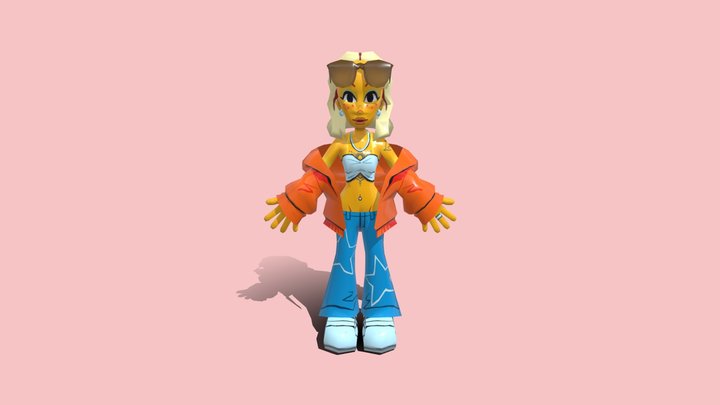 Lulu Model for Donuts! 3D Model