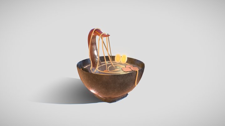 Ramen Bowl 3D Model