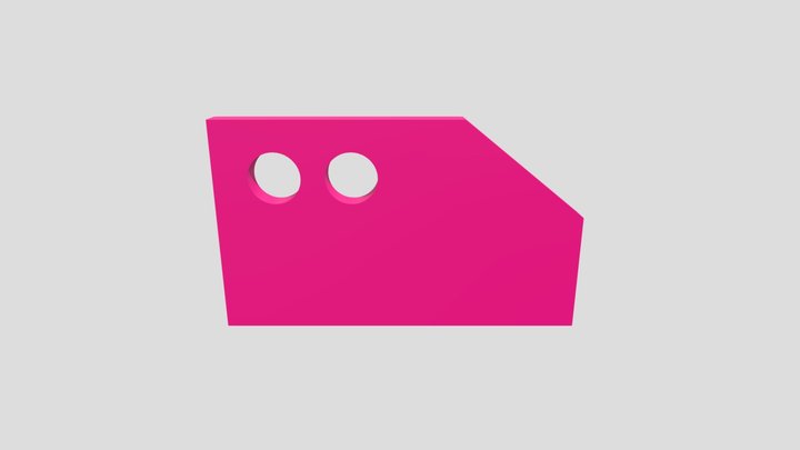 Light Pink Keycard (Garten of Banban) 3D Model